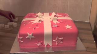 Stitched Fondant Ribbon Cake Topper Tutorial - Part 2