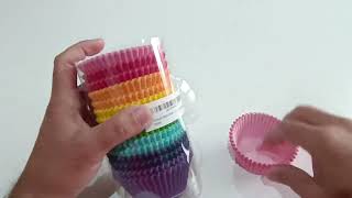 Parmedu 400 Moldes de Papel para Cupcakes, BUENA CANTIDAD, MUCHO COLOR Y     FINOS