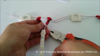 Conector de cable sin pelar T 1 como se usa