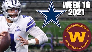 Dallas Cowboys DEMOLISH Washington Football Team | Week 16 NFL Season #nfl #dallas #cowboys