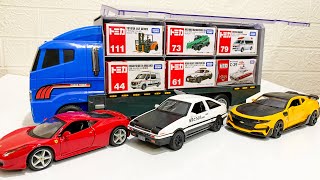 Box Full of Model Cars -Mazda Mx5, Koenigesgg Jesko, Lamborghini Scv12, Byd Yang Wang U8, Toyota Car