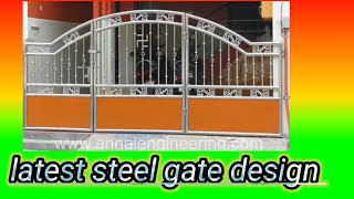 steel gate design.steel latest design.