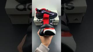 adidas Alphaboost V1 Black Solar Red Better Scarlet