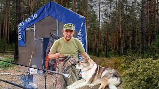 СупеРыбалка по пути в избу на лесной речке...