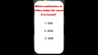 Many people fail this French Letters Mini Quiz!  #shorts