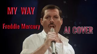 My Way. Freddie Mercury AI cover.