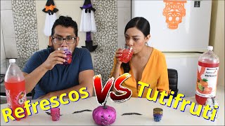 Cual es el mejor Refresco Tutifruti BARATAS vs CARO // Ponche de Halloween