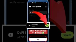 DeFi Explained Blum Video Code | Blum New Video Code | Blum Listing Date | Token Burning 🔥 #blum