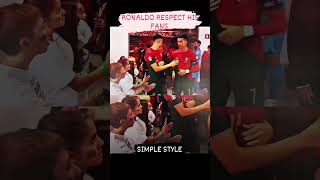 RONALDO RESPECT HIS LITTLE FANS ❤️❤️❤️ RONALDO 👿👿👿 CR7 SHORT VIDEO #shorts #ronaldo #foryoupage