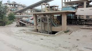 Material coming from Crusher (Lucky Cement)