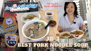 Best Pork Noodle Soup at Like Mee Noodle House. Taman Mount Austin, Johor Bahru. Solo Travel.