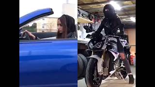 машина или мотоцикл? bike or car? #мотоТаня #motoTanya moto girl bike girl ride