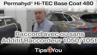 Travailer avec et sans l'Additive Raccordeur 1050/1051