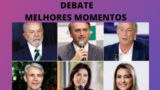 Melhores momentos do debate - candidatos a Presidente