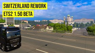 Wir schauen uns die neue Schweiz an - Zürich, Bern, Genf, Alpen - ETS2 1.50 Beta