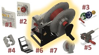 Documentation of the assembly of the precision filament rewinder