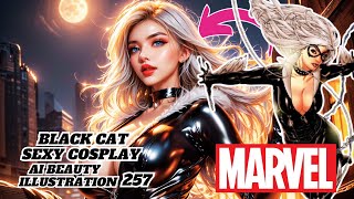 AI MARVEL BLACK CATSEXY COSPLAY