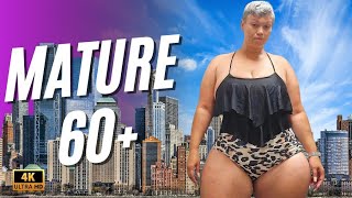 Best Old Fashion | Natural Mature Women Over 50 | Mature Glamour | 4k