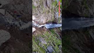 Naran valley 🏕️🇵🇰 beautiful waterfalls 😍🏔️ 💦 #naran  #babusartop #dronevideo  #2024 #update