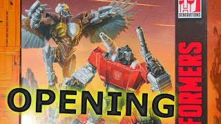 📦 OPENING: Transformers Generations War for Cybertron Kingdom Sideswipe & Skywarp