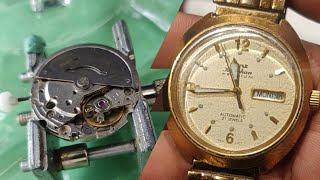 how to repair a HMT watch?Assembly and disassembly of HMT cal.8205#watches#miyota#hmt