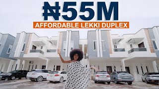 Inside a ₦55 MILLION ($110,000) affordable 4 Bedroom Duplex in Lekki, Purchase and Move in.