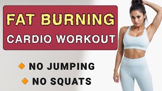 20 min KNEE FRIENDLY FAT BURNING Cardio Workout🔥All Standing No Jumping No Repeat (30 exercises)