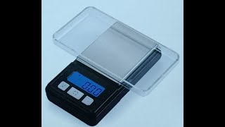 Mini pocket digital scale unboxing