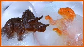 Динозавры. Ледяные киндеры. Kinder Surprise. Dinosaurs.