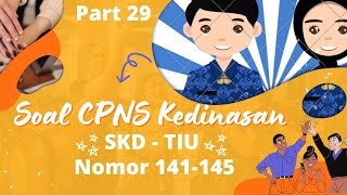 CURI START !! SKD CPNS & Kedinasan 2023 | Bentuk Soal Asli Tes Intelegensi Umum (TIU)Part 29