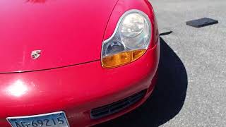 2001 Porsche Boxster Idling Walk Around