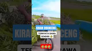 BIKIN NGAKAK❗Kirain Di gonceng Ternyata... 🤣⁉️