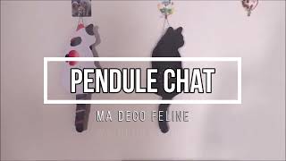 😻 Pendule Chat queue qui bouge