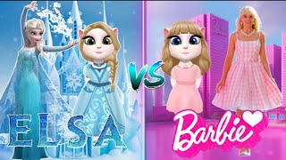 My talking Angela 2 | ElzaVs Barbie❄️🌹🎀🌲💦💨 | New editorial Good vs bad 💖💝💤 cosplay