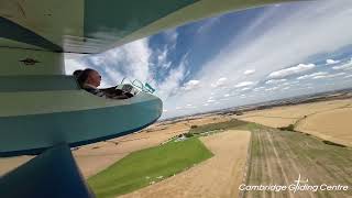 A Vintage Glider Flight in a Slingsby T.21 "Blue Bell" from Cambridge Gliding Centre