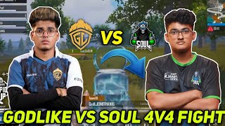 Jonathan 1v2 SouL 😱🔥GodLike vs SouL 4v4 Latest Fight 💛🚀