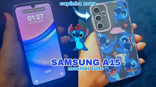 MEU NOVO CELULAR 💙/GALAXY A15 + CAPINHA NOVA/APRICATIVO,CÂMERA E VALOR/UNBOXING/ milly Gama