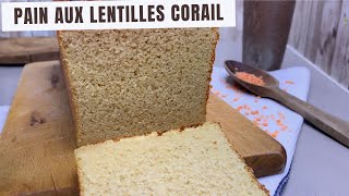 recette pain aux lentilles corail - Riche en fibres et SANS gluten !