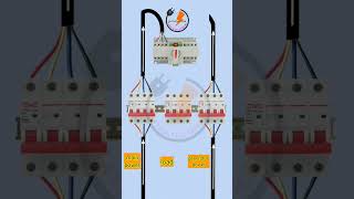 3 Phase Auto/Manual Transfer Switch Wiring#Shorts #shorts #electrical