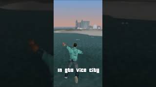 What happens if fall into water in GTA games