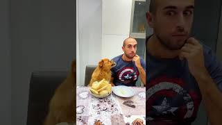 Eating meat 🥩🍖 with my dog🤪🤪 #subscribe #comment #funny #gaming #shortvideo #meddy #january