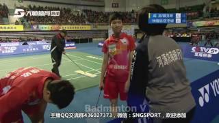 Badminton 2016 2017 CBSL   Cheng Shu Yuting Xia vs Zhong Qianxin Ou Dongni