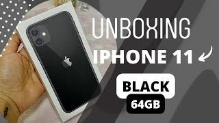 Unboxing iPhone 11 black 64GB