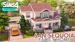 San Sequoia Family Home | NO CC | The Sims 4 Speed Build