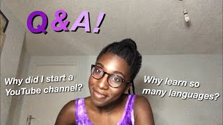 MY FIRST Q&A! Language Learning; Get to Know Me Better!