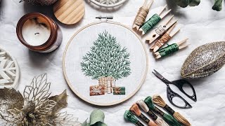 Christmas tree 2 embroidery pattern