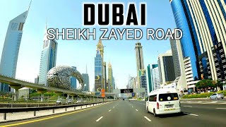 [4K] Dubai SHEIKH ZAYED ROAD to Jebel Ali Free Zone Driving Tour!