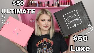 BOXYCHARM BOXYLUXE VS IPSY GLAM BAG ULTIMATE JUNE 2020 | BATTLE OF THE BOXES | Vanessa Lopez