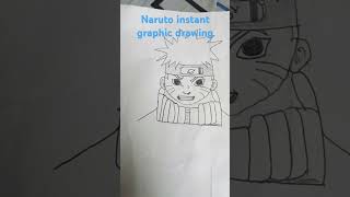 Instant graphic drawing #naruto #Anime #animation