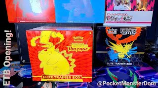 Vivid Voltage Elite Trainer Box Opening (CHASING THOSE PIKACHUS) Pokemon Pack Openings